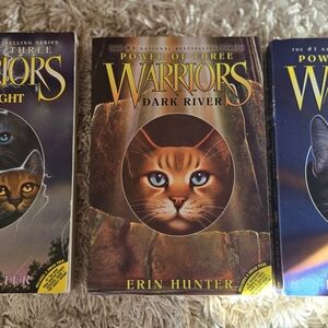 Set of 3 Warriors Power of Three Paperback Books by Erin Hunter